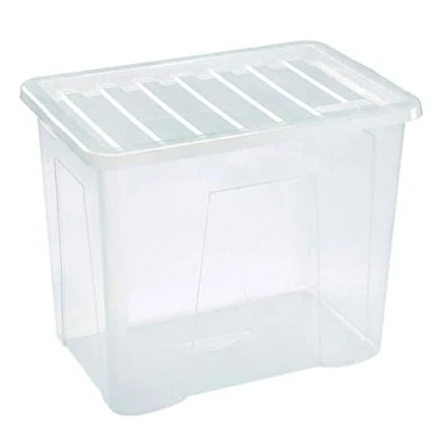 Image of Thumbs Up Clear 80 Litres Storage Box And Lid