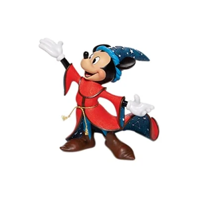 Image of Enesco Disney Showcase Couture de Force Fantasia 80th Anniversary Sorcerer&#039;s Apprentice Mickey Mouse Figurine, 8.74 Inch, Multicolor