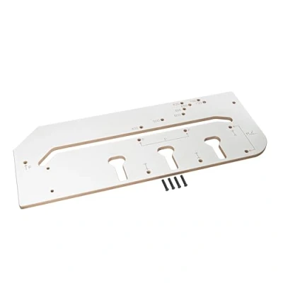 Image of MDF 700mm Worktop Cutting/Joining Jig Precision Cutting DIY Kitchen Perfect for All Materials Centering Pegs Included