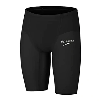Image of Speedo Men&#039;s Fastskin LZR Ignite Jammer Tech Suit Racing Racewear FINA Approved, Black , 26
