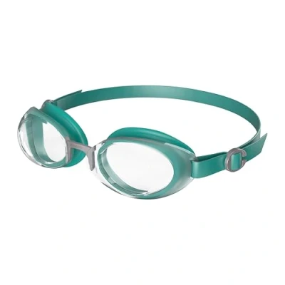Image of Speedo Unisex Jet 2.0 Swimming Goggles Swim Enhanced Vision, Jade/Chrome/Clear, One Size