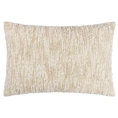 Image of Hoem Eloise Boucle Feather Filled Cushion Natural Cotton Size 40 cm x 60