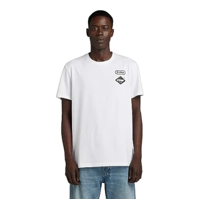 Image of G STAR RAW Men&#039;s Chest gr r t, White (white D23712 336 110), XXL