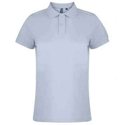 Image of Asquith &amp; Fox Womens/Ladies Plain Short Sleeve Polo Shirt (Turquoise) Size X Large
