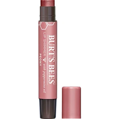 Image of Burt&#039;s Bees 100% Natural Moisturizing Lip Shimmer, Peony 1 Tube