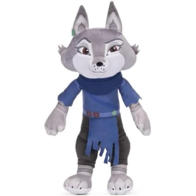 Image of UKToyworld KFP 4 Zhen 30cm Kung Fu Panda Soft Toy 12 Inch Grey Fox Plush
