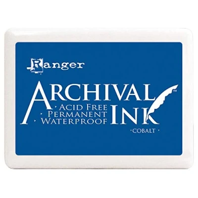 Image of RANGER INDUSTRIES STMP PAD ARCHIVAL #3 Cobalt, Large
