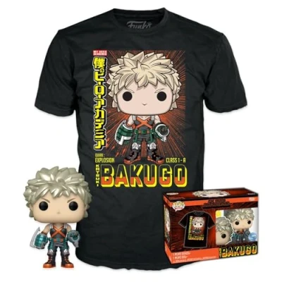 Image of Funko My Hero Academia Booble Head POP N 249 Bakugo (MT) +T Shirt (XL)