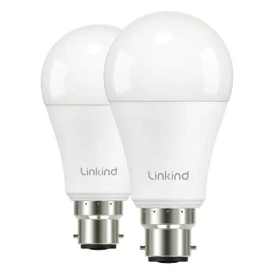 Image of Linkind Bayonet Light Bulb 100w Equivalent,Daylight White 5000K, 13.7W 1600lm Super Bright B22d LED Bulbs,BC GLS Energy Saving Bulbs, Non Dimmable, 2 Pack