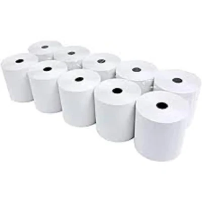 Image of Thermal Printing Till Rolls 80mm x (Pack of 10) Premium Quality BPA Free Paper High Resolution for POS Systems, Cash Registers &amp; Receipt Printers