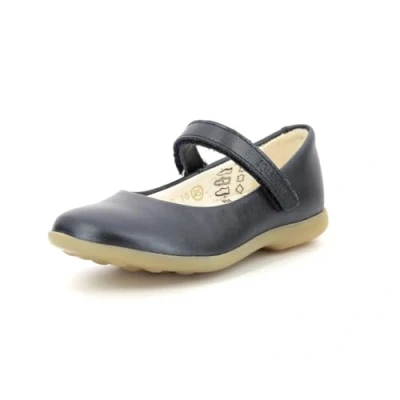 Image of Kickers Boy&#039;s Girl&#039;s Ambellie Closed Toe Ballet Flats, Blue (Marine 10), 8.5 UK Child