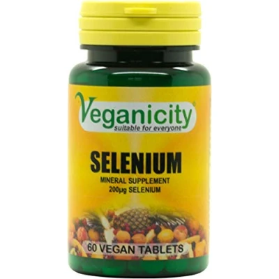 Image of Veganicity Selenium 200µg : Antioxidant mineral 60 tablets