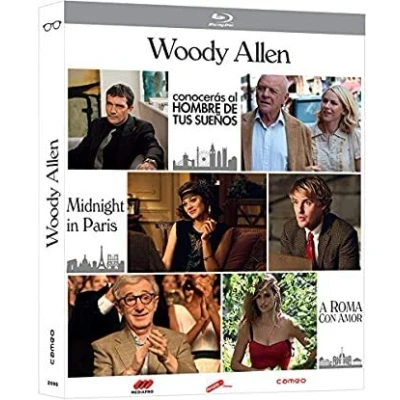 Image of Woody Allen Collection 2010 2012 ( You Will Meet a Tall Dark Stranger / Midnight in Paris To Rome With Love ) (Blu Ray)