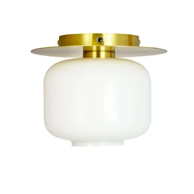 Image of Dyberg Larsen Arp ceiling lamp, brass coloured, Ø 25 cm