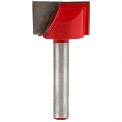 Image of Router Bit, Woodworking Edge Cutter 6mm Shank Tungsten Steel CNC Carving Machine Cutting Tool 22mm * 6mm, Bit