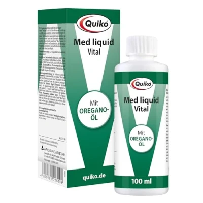 Image of Quiko Med Liquid 100 ml Specially extracted oregano for pet birds and racing pigeons optimal nutrition to strengthen the immune system