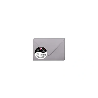 Image of Clairefontaine Ref 5320C Pollen Envelopes (Pack of 20) 75 x 100mm Sized, 120gsm Paper, Gummed Seal, Inkjet &amp; Laser Printer Compatible, Acid Free Koala Grey