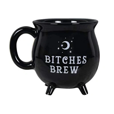 Image of Bitches Brew Cauldron Mug Naughty For The One You Love With Sense Of Humor