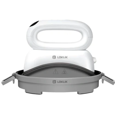 Image of LOKLIK Impress Hat Heat Press Mini for Fabric Printing, HTV Transfer Vinyl Heatpress Machine Craft with Adjustable Temperature Controls