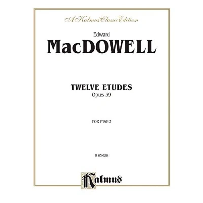 Image of Twelve Etudes, Op. 39 (Kalmus Edition)