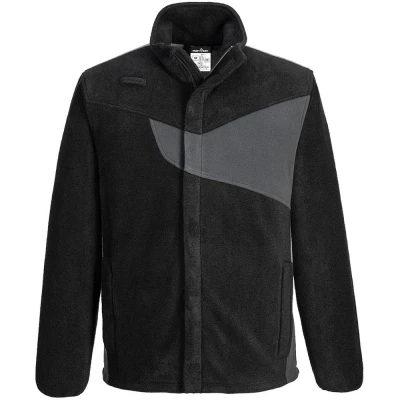 Image of Portwest PW2 Fleece Black/Zoom Grey Large
