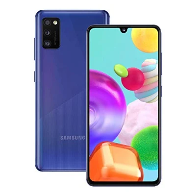 Image of Samsung Galaxy A41 6.1 inches Smartphone 4GB RAM 64GB Sim Free Unlocked Blue A (Renewed)