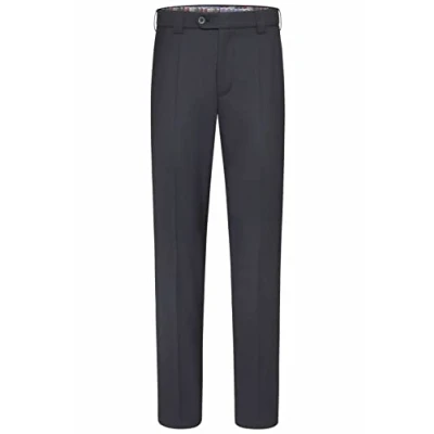Image of Meyer Suit Trousers Roma Woolmix Navy Dark Blue size 26