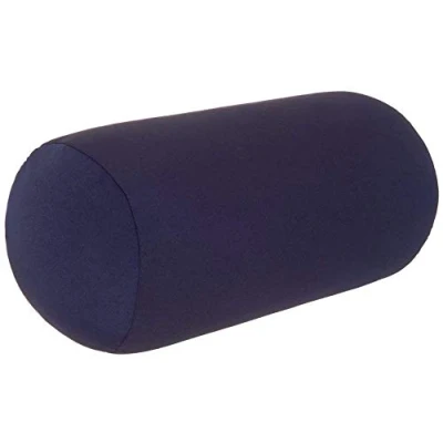 Image of MantraRaj Micro Bead Travel Beanie Pillow Super Soft Neck Waist Back Head &amp; Squishy Cushion with Tiny Microbeads and a Stretchy Cover for Extra Support Great Stress Relief Relaxing at Home