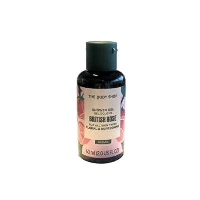 Image of The Body Shop British ROSE Shower Gel 60ml (Travel Size)