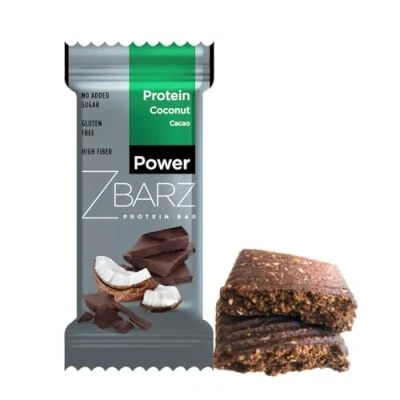 Image of Zbarz fruit &amp; energy Bars, vegan, vegetarian, and without added sugar (Mix Box, 12 x Bars) Sport bars made from fruits nuts for everyday use, cycling, hiking, (Coconut Cocoa)
