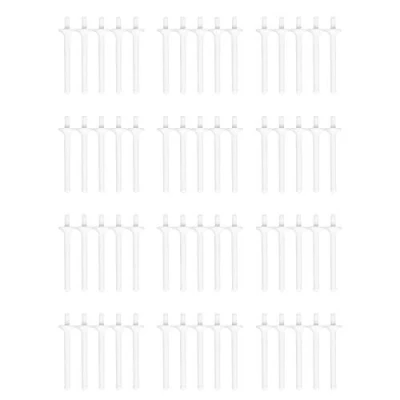 Image of 60Pcs Nose Wax Stick Applicator Spatulas Plastic Waxing Strips Clean Eyebrows Hair Removal