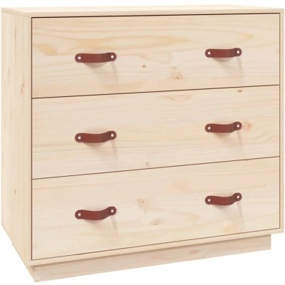 Image of vidaXL Sideboard 80x40x75 cm Solid Wood Pine