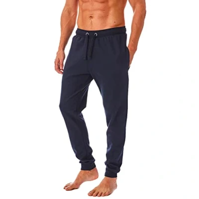 Image of Iron Mountain Mens Reclaimed Yarn Eco Friendly Jogging Bottoms Sweatpants, Navy, 3XL