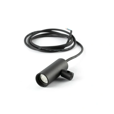 Image of Clap 24 Slim Pendant Ceiling Light Black 3000K IP65