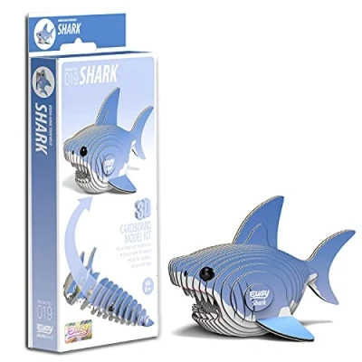Image of EUGY 3D Shark Model, Craft Kit