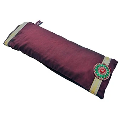 Image of Yoga United Luxury Linseed and Lavender Eye Pillow aubergine