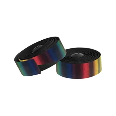 Image of Massi Dual Wave, Road Handlebar Tape, Black Rainbow