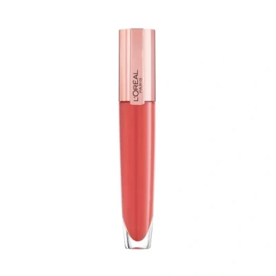 Image of L&#039;Oréal Paris Lip Gloss, Plumping and Hydrating, with Hyaluronic Acid Collagen Complex, Glow Paradise Balm In 410 I Inflate