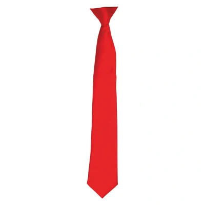Image of Premier Unisex Adult Satin Tie (Red) One Size