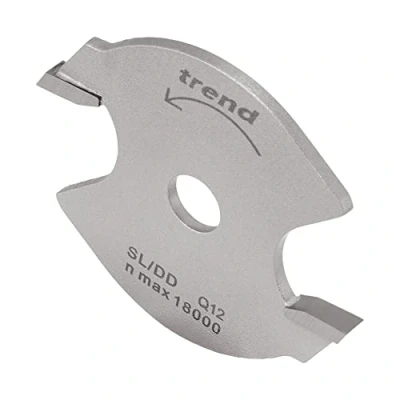 Image of Trend Professional 1/4 Inch Bore Slotter, 3.0mm Kerf, Slot Cutter with 40mm Cut Diameter, 3 Teeth, Tungsten Carbide Tipped, SL/DD