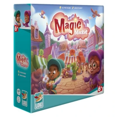 Image of IELLO Magic Market Board Game Ages 6+ 2 4 Players 30 Minutes Playing Time