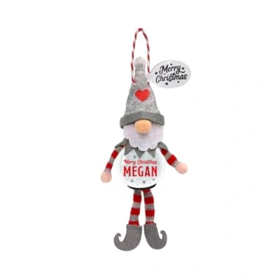Image of Personalised Snowglobe tree decoration (Megan)
