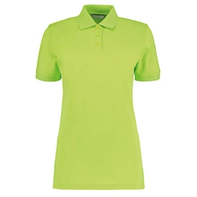 Image of Kustom Kit New Womens Klassic Polo Shirt with Superwash Lime Size 22