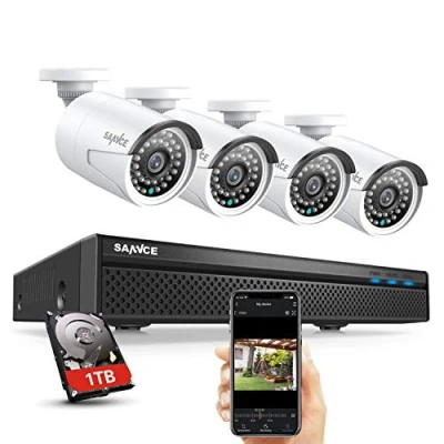 Image of SANNCE 8CH 4K PoE CCTV System, 8MP Network Video Recorder 8 Channel NVR with 3MP Outdoor Security IP Cameras and 1TB HDD Audio Recording, Metal Casing, P2P, Motion Alert Screenshot