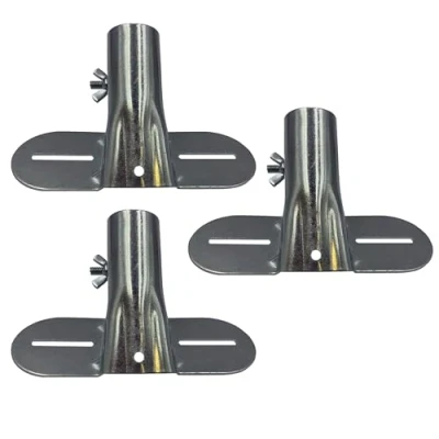 Image of Heavy Duty Metal Broom Brush Handle Bracket with Adjustable Brace Diameter to Support Fixed Push Handles (3)