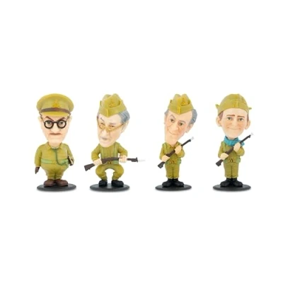 Image of Sporting Profiles Dads Army Official Mini Bobblehead Bobble Buddie Set of 4 Figures bagged