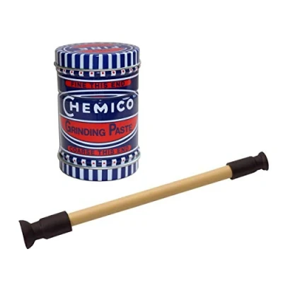 Image of Chemico Valve Grinding Paste 100g Fine &amp; Coarse Grade + Lapping Stick Tool Set