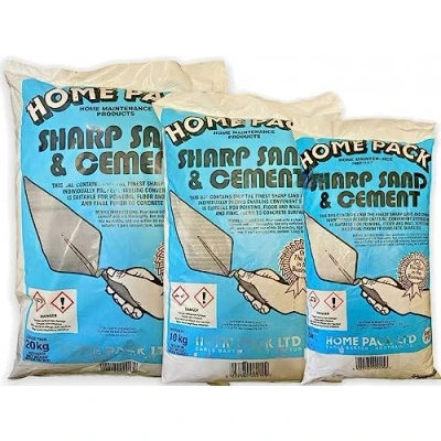 Image of Home Pack Sharp Sand &amp; Cement Ready To Use Multi Mixed Dry Mortar Ideal For Patching Rendering Brick Laying and General Repairs Suitable Internal External (5)