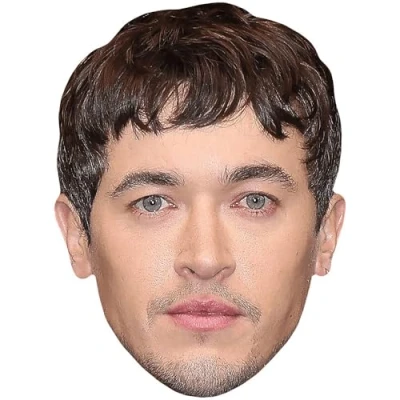Image of Tom Blyth (Stubble) Celebrity Mask, Flat Card Face, Fancy Dress Mask