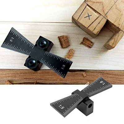 Image of Dovetail Marking Jig 1:5/1:8 Marker Accurate Wood Joints Guide Tool with Clear Scale